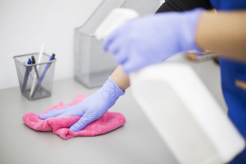 Professional deep cleaning service for a home in W4