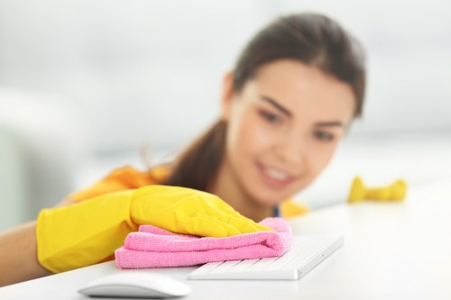 Airbnb cleaner managing property access and turnaround in W4
